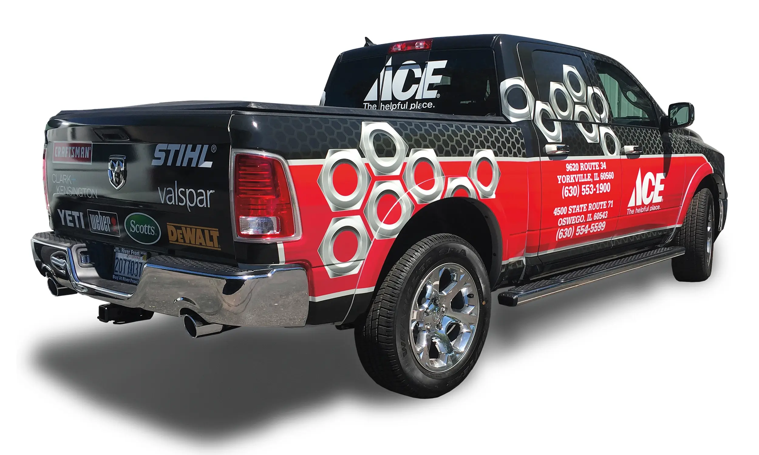 Ace Hardware pickup truck wrap